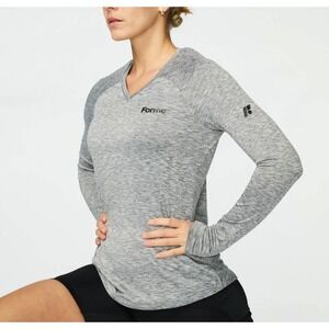 NWT Forme Ace V Neck long sleeve posture correcting shirt gray XL active